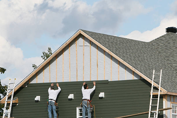 Professional Emergency Siding Repair technician working in Mifflinburg, PA